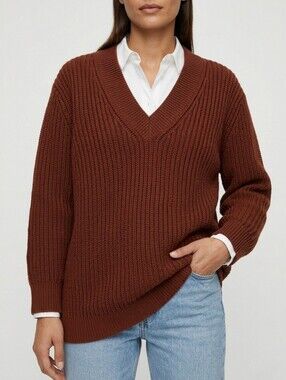 Aritzia Babaton Roger Italian Merino Wool Relaxed Sweater XS